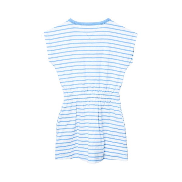 Tommy Hilfiger Kids Girl s White & Blue Dress Online Sale