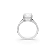 Swarovski Stilla Cocktail Ring, Octagon cut, White, Rhodium plated Online now