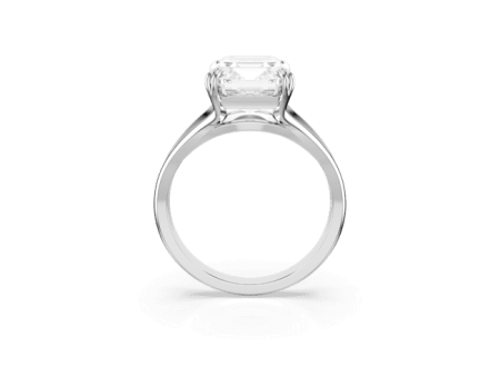 Swarovski Stilla Cocktail Ring, Octagon cut, White, Rhodium plated Online now