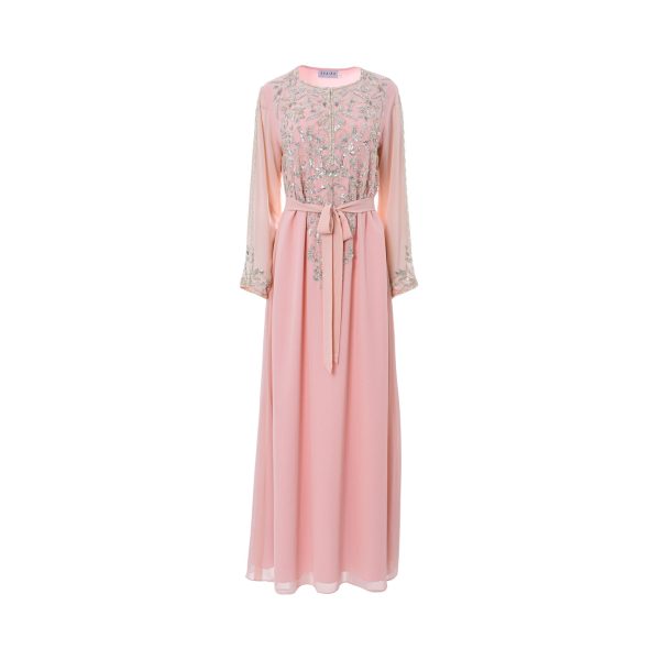 Shaira Women s Pastel Pink Jalabiya Fashion