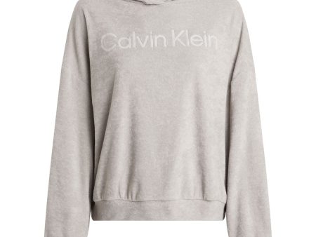 Calvin Klein Women s Grey Hoodie For Cheap