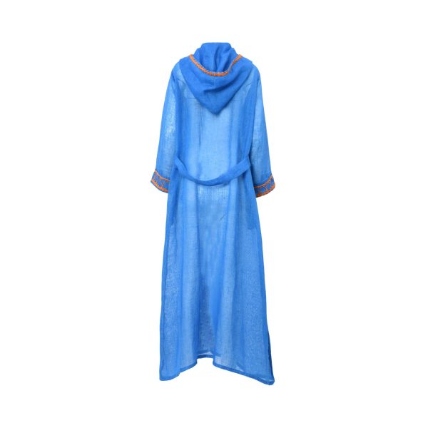 Kaftish Women s Blue Kaftan, Free Size For Discount