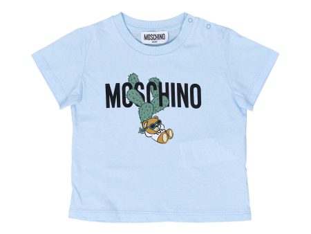 Moschino Kids Baby Boy s Blue T-Shirt For Cheap