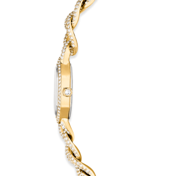 Swarovski Dextera Chain watch, Crystal bracelet, Gold tone, Gold-tone finish Online now