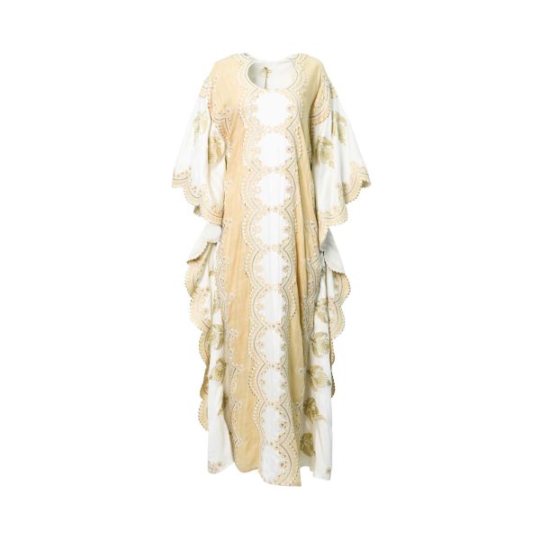 Mijade Fashion Women s Off-white Kaftan, Free size Supply