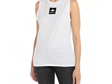 Replay Women s Cotton Jersey Regular Fit Top Supply