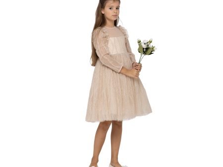 Piccola Speranza Kids Girl s Beige Dress Supply