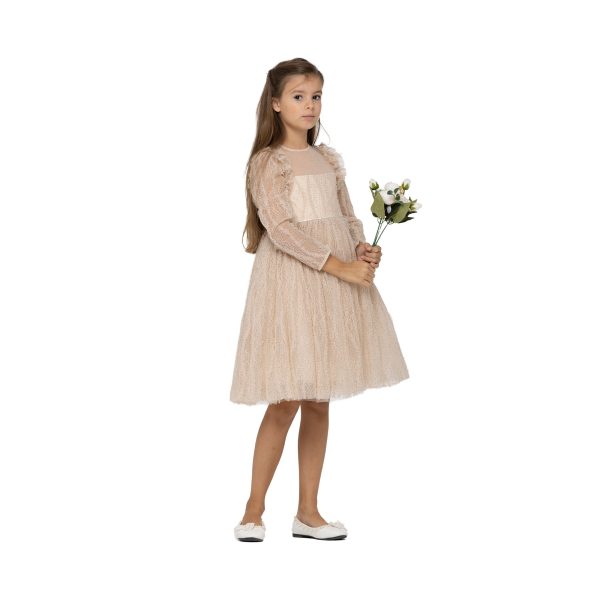 Piccola Speranza Kids Girl s Beige Dress Supply