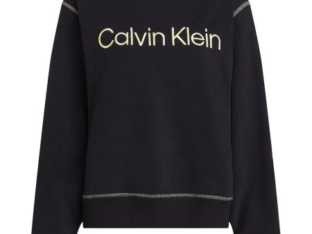 Calvin Klein Women s Black Sweatshirt Online Hot Sale