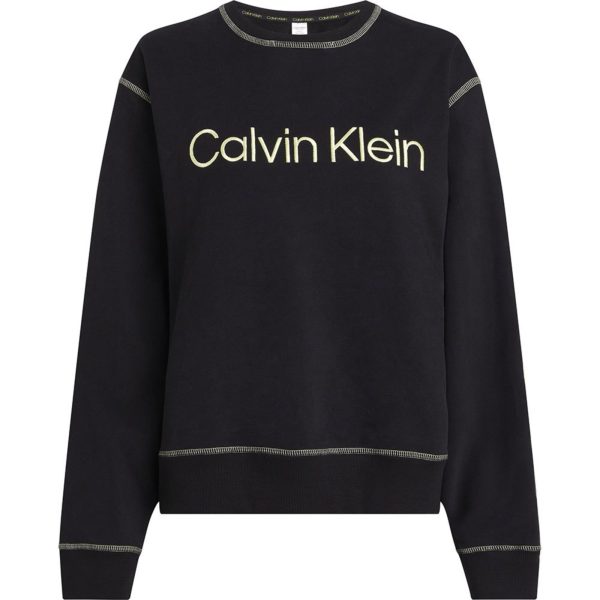 Calvin Klein Women s Black Sweatshirt Online Hot Sale