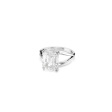 Swarovski Stilla Cocktail Ring, Octagon cut, White, Rhodium plated Online now