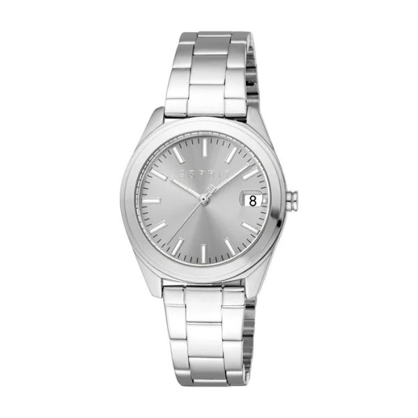 Esprit Coast Ladies Light Grey Dial Stainless Steel Silver Watch Sale