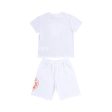 Just Cavalli Kids Boy s White Set of T-Shirt & Bermuda Sale