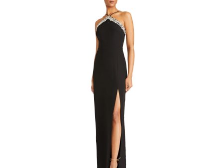 Ml By Monique Lhuillier Women s Kira Black Long Dress Online Sale