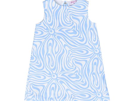 Emilio Pucci Kids  Girl s White & Blue Dress Online now