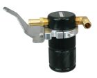 Moroso 07-11 Jeep 3.8L JK Air Oil Separator Catch Can - Small Body - Billet Aluminum - Black Finish Fashion