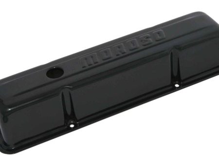 Moroso Chevrolet Small Block Valve Cover - Black Powder Coat - Single on Sale