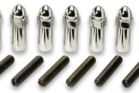 Moroso Chevrolet Small Block (w 1 2in-20 Hold Downs) Valve Cover Acorn Nuts - Chrome - Set of 8 Online Sale