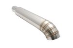 Universal 3  to 4  VIP Exhaust Tips  Blast Pipes  Style - Single - Turn Down - Stainless Tip - MR-UT-FD-S4 Online now