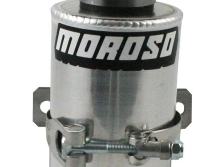 Moroso Breather Tank Catch Can - 3 8in NPT Female Fitting - Aluminum Online Hot Sale