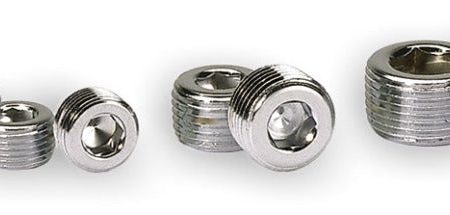 Moroso Chrome Plated Pipe Plugs - 3 8in NPT Thread - 4 Pack Discount