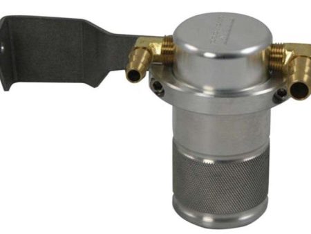 Moroso 07-14 Toyota Tundra Air Oil Separator Catch Can - Small Body - Billet Aluminum For Cheap