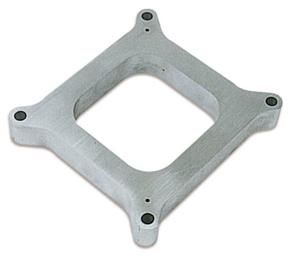 Moroso 4150 4160 Carburetor Spacer - Open Plenum - 1in - Billet Aluminum For Sale