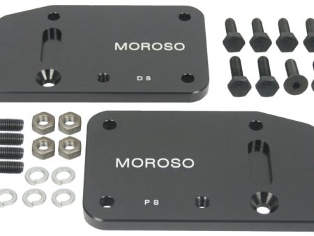 Moroso GM LS-1 Motor Mount Adapter Plate w Hardware - Steel - 2 Pack Sale