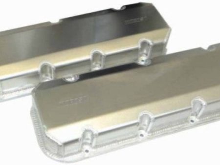 Moroso Chevrolet Big Block Valve Cover w Billet Rail - 3in - Exhaust & Intake Pockets - Aluminum For Cheap