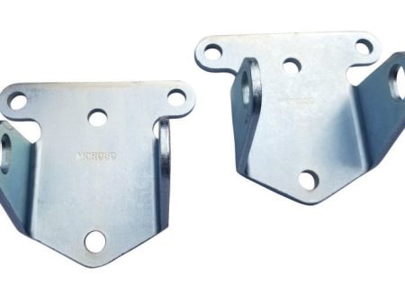 Moroso Chevrolet Big Block Small Block Motor Mounts - 1-3 4in x 2-5 8in x 3 16in - Steel - 2 Pack Cheap