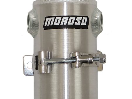 Moroso Breather Tank Catch Can - Two 1 2in NPT Female Fittings - Aluminum For Cheap