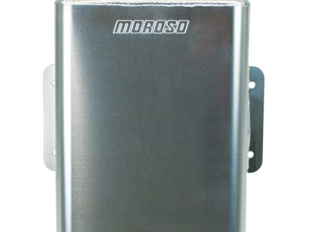 Moroso Breather Tank Catch Can -16An Inlet - Two Breathers - Aluminum Online now