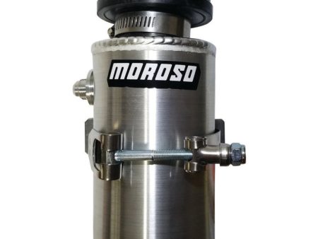 Moroso Breather Tank Catch Can -6An Male Fitting - Aluminum Online Sale