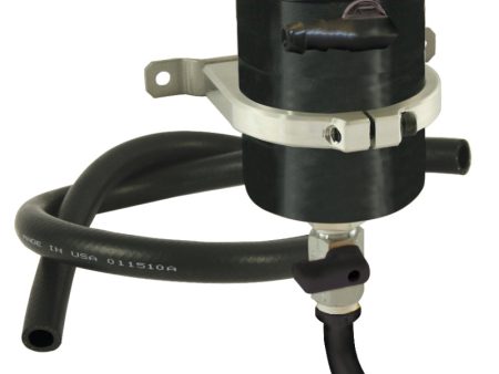 Moroso Universal Air Oil Separator Catch Can - Large Body - Billet Aluminum - Black Anodized on Sale