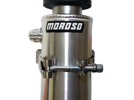 Moroso Breather Tank Catch Can -10An Male Fitting - Aluminum Discount