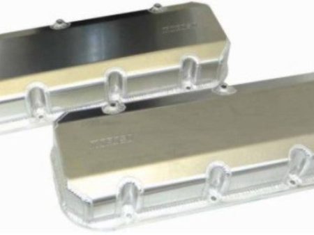 Moroso Chevrolet Big Block Valve Cover w Billet Rail - 3in - Exhaust Pockets Intake Tubes - Aluminum on Sale