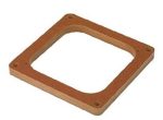 Moroso 4150 4160 Carburetor Spacer - Open Plenum - 1 2in - Phenolic Fashion