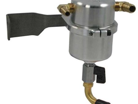 Moroso 07-14 Toyota Tundra 5.7L Air Oil Separator Catch Can - Billet Aluminum Online Sale