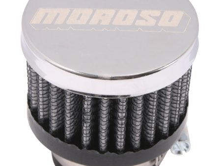 Moroso Filtered Valve Cover Breather - Clamp-On - 1in ID Online