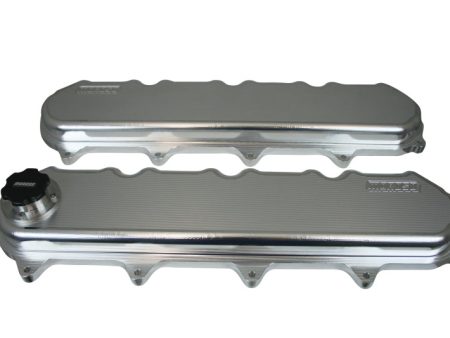 Moroso GM LT1 LT4 L86 Valve Cover - w Coil Mounts - Oil Fill on Each Cover - Billet Aluminum - Pair Sale