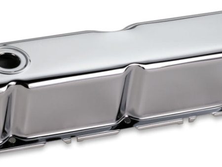 Moroso Ford 302 351W Valve Cover - w Baffles - No Logo - Stamped Steel Chrome Plated - Pair Online