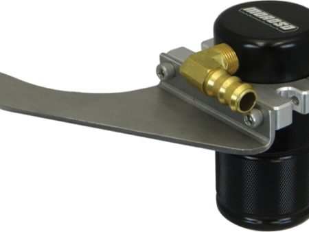 Moroso 15-17 Ford Mustang GT Air Oil Separator Catch Can - Small Body - Billet Aluminum - Black Fashion