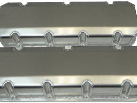 Moroso Chevrolet Big Block Valve Cover w Billet Rail - No Logo - Exhaust & Intake Pockets - Aluminum For Discount