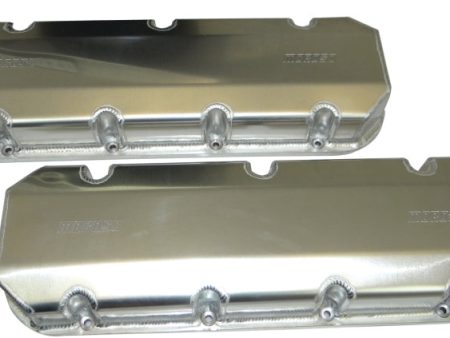 Moroso Chevrolet Big Block (w Symmetrical Port Stock Heads) Valve Cover w Steel Insert - Alum - Pair Hot on Sale