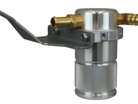 Moroso 07-11 Jeep 3.8L JK Air Oil Separator Catch Can - Small Body - Billet Aluminum Online Hot Sale