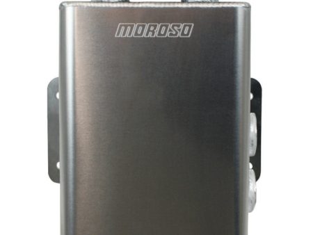 Moroso Breather Tank Catch Can -16An Female Inlet - Right Side - Two Breathers - Aluminum Discount