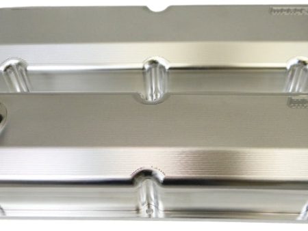 Moroso Ford 302 351W Valve Cover w Fill Cap - 2.875in - Billet Aluminum - Pair Fashion