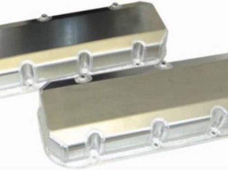 Moroso Chevrolet Big Block Valve Cover w Billet Rail - No Logo - Exhaust Pockets Intake Tubes - Alum on Sale