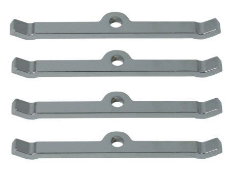 Moroso Chevrolet Small Block Valve Cover Hold Downs - Steel - Chrome Plated - Set of 4 Hot on Sale