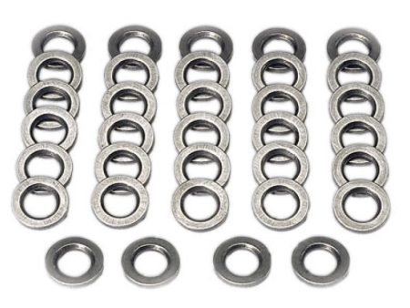 Moroso Head Bolt Washers - 7 16in - 4130 Chome Moly - 34 Pack Online